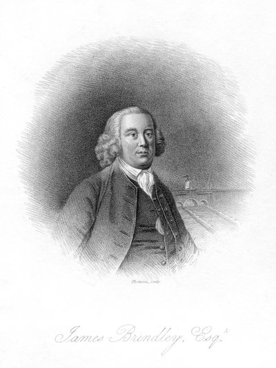 Portrait de James Brindley - English School